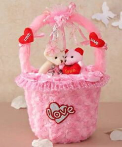 Anniversary Special Teddy Basket