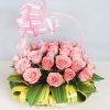 Pink Flowery Basket