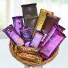 Simple chocolate basket