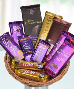 Simple chocolate basket