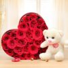 Heart Shape Box  & Soft  Teddy