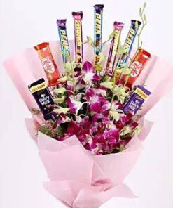 Orchid With Choco  Bouquet