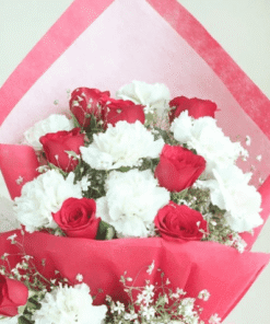 Alternative view of Roses & Carnations Bouquet