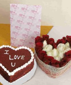 Love Birds Special heart Combo