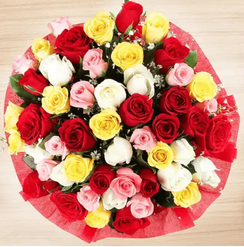 Birthday Colorful Roses - Image 2