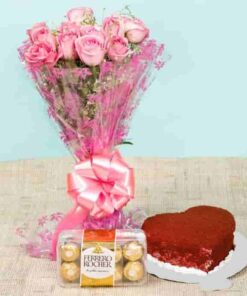 Heart Shape Ferrero Combo
