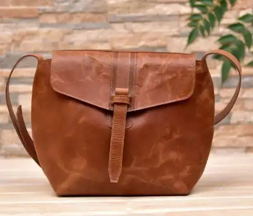Classic Leather  Handbag  For Women