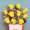Yellow Roses in a Fathers Day Vase1