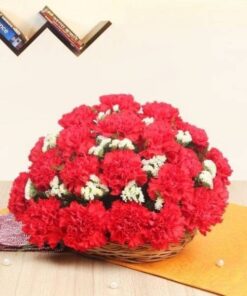 Carnations Basket