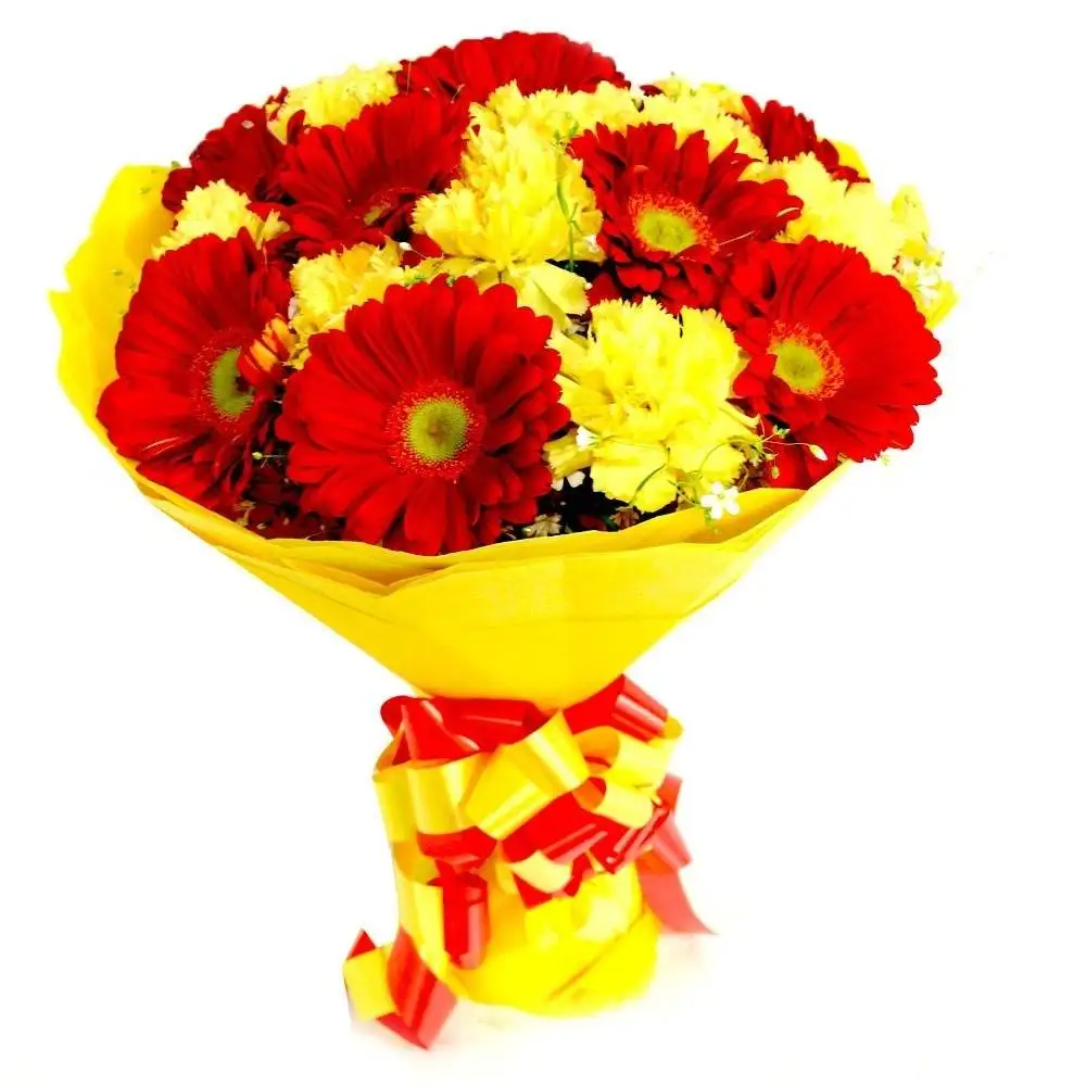 Mixed Gerbera in Yellow