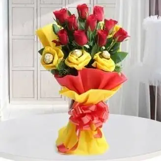 Delicious Red Roses Bouquet
