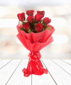 8 Red Roses Bouquet