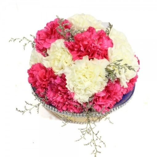 love and blessings with carnations
