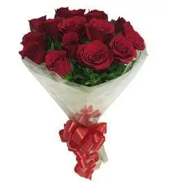 Red Wrapped Bouquet