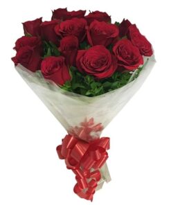 Red Wrapped Bouquet