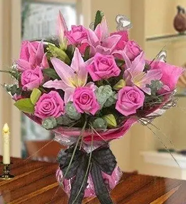 Pink Roses With Fillers