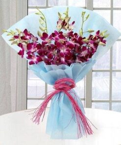 Purple Orchids Flower Bouquet