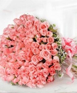 Heavy Pink Rose Bunch
