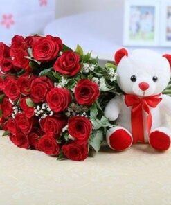Teddy Roses Bunch