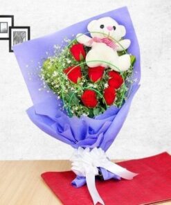 Teddy Arranged Bouquet