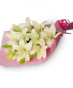 Amazing White Oriental Lilies
