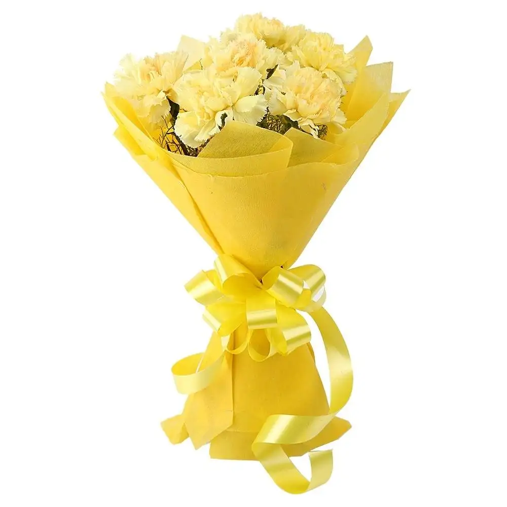 Carnations Yellow Bunch