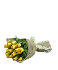 Fresh Yellow Roses Bouquet