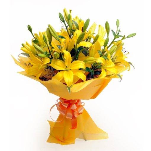 yellow lillies 9866