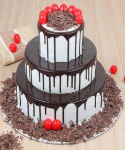 3 Tier Designer Delicious Blackforest Cake