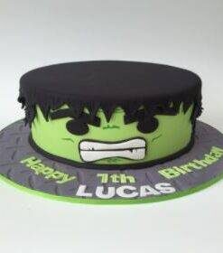 Angry Choco Fondant Cake