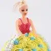 Barbie Dressed with Roses Cake2