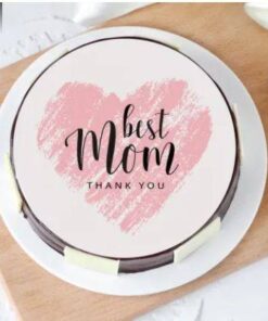 Alternative view of Best Mom Printed Cake for Mom