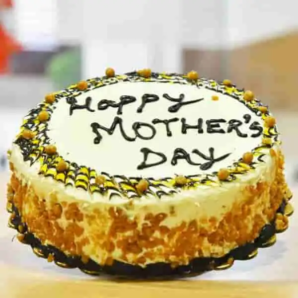 Mother's day Special Round Shaped Butterscotch cake