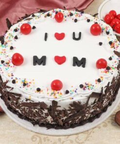 Alternative view of Cherried Love You Mom Cake