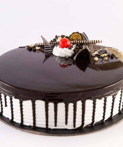 Choco Coated Vanilla Cake