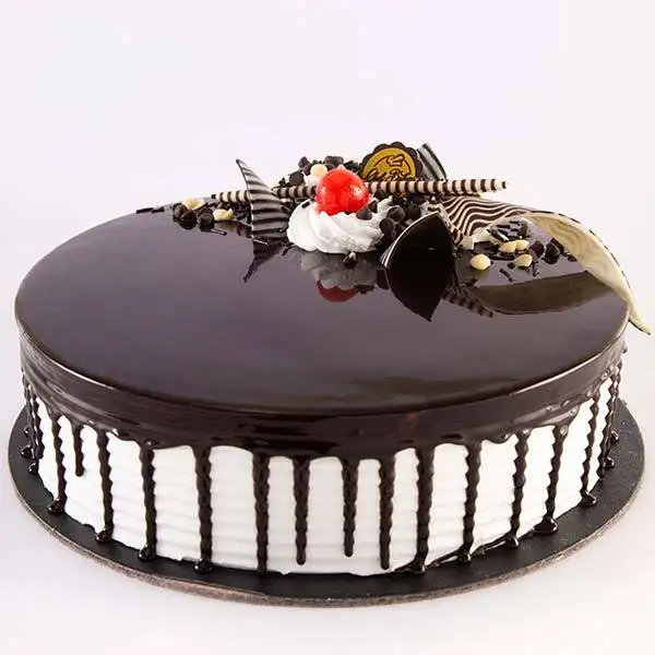 Choco Coated Vanilla Cake