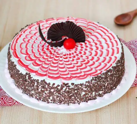 Birthday Special Strawberry Cake
