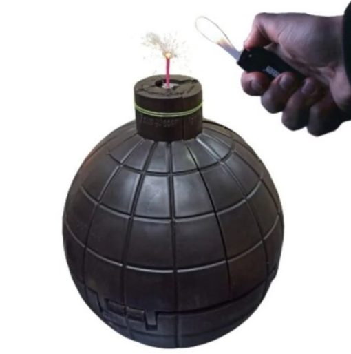 Chocolaty Photo Cake in a Bomb Shell1