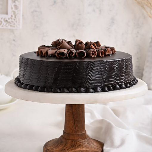 Chocolaty Rolls Truffle Cake1
