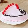 Creamy Cherried Strawberry Heart Cake1