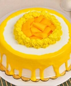 Alternative view of Beautiful Mango Cake