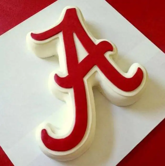 Vanilla Flavoured Alphabet Cake