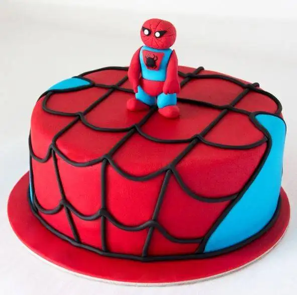 Beautiful Spiderman Cake