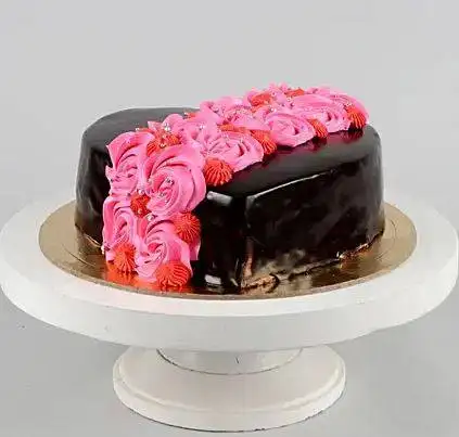 Decorated Roses on Heart - Image 3