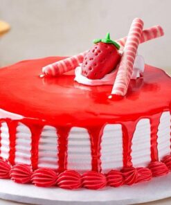 Birthday Strawberry Cake