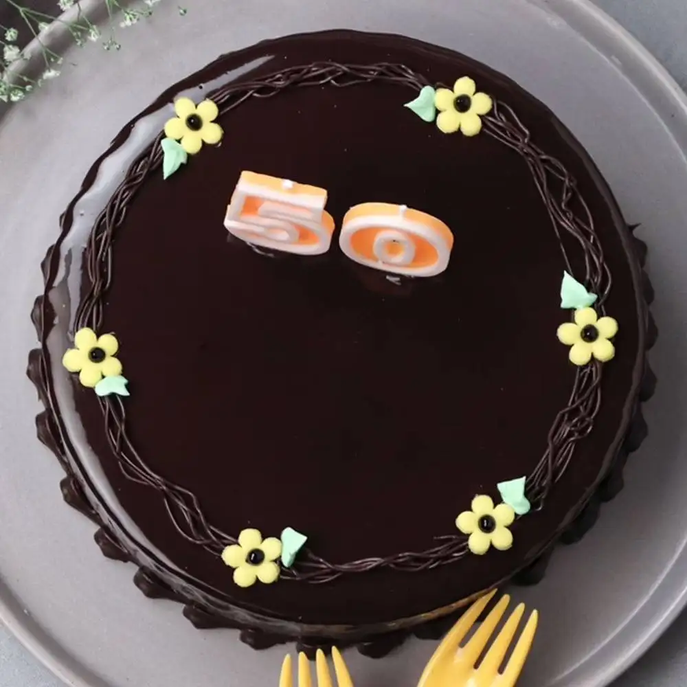 Delicious Creamy Silky Chocolate Number Cake - Image 2