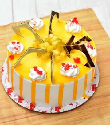 Designer Mango Flavored Cake - Image 2