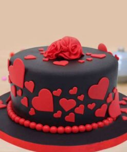 Wedding Anniversary Chocolate Cake