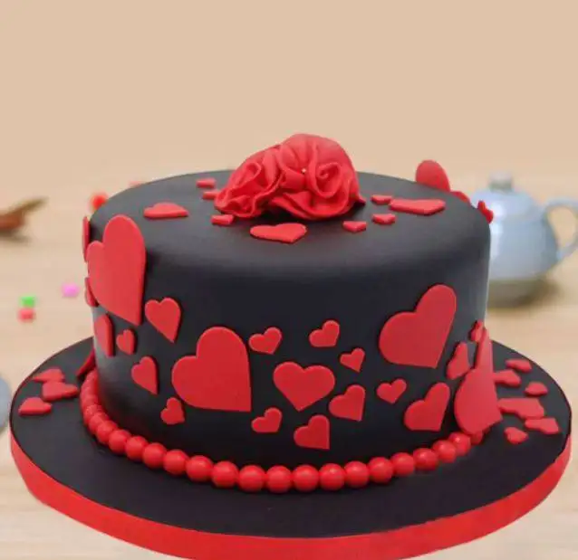 Wedding Anniversary Chocolate Cake