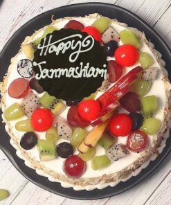 Janmashtami Special Healthy Fruits Cake